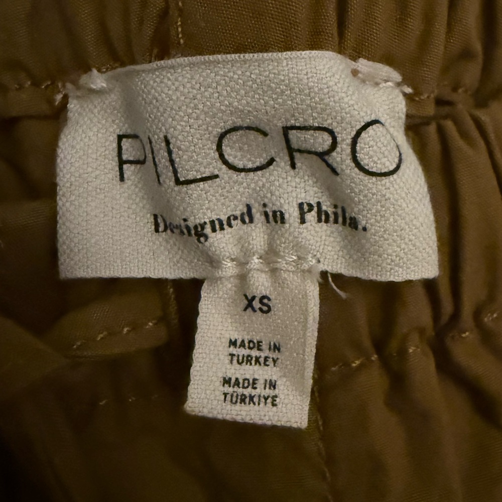 Anthropologie NWT Pilcro Pull-On Parachute Pants Bronze Pockets Women’s Size XS - Picture 7 of 13